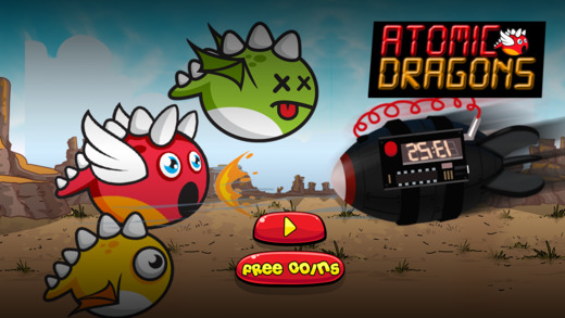 【免費遊戲App】Atomic Dragons – Tiny Monsters in Full Flight-APP點子