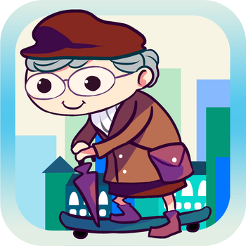 Crazy Granny City Rush Free - Bike Racing with Police Car LOGO-APP點子