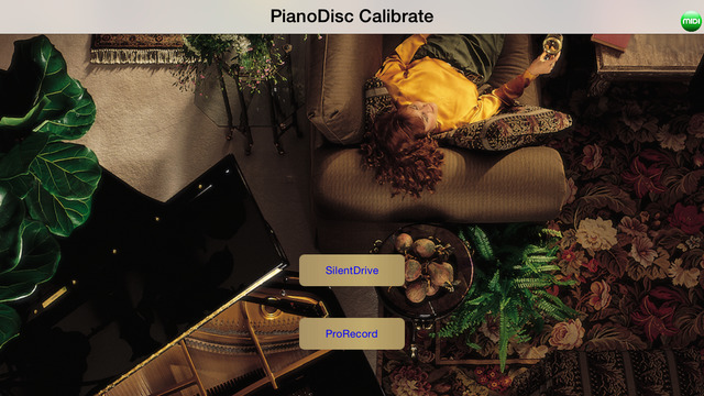PianoDisc Calibrate