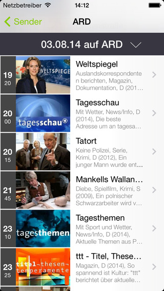 【免費生活App】BONG.TV german TV guide and video recorder - for Apple TV and Chromecast-APP點子