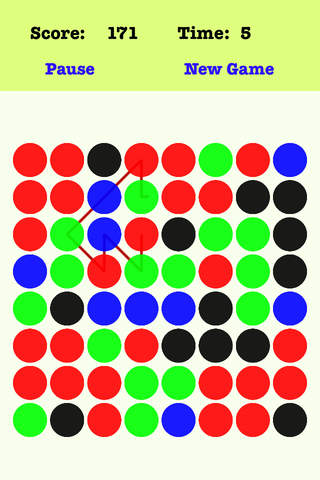 Magic Link - Link the dots according to the order of the red green blue screenshot 3