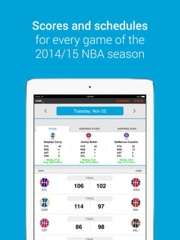 【免費運動App】BetterBoxScore - Pro Basketball Scores and Stats-APP點子