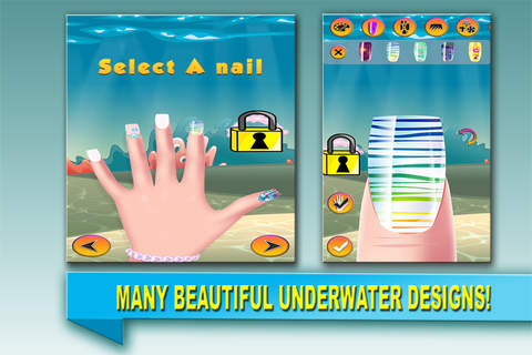 A Aqua Mermaid Nail Salon Underwater Spa Pro screenshot 4