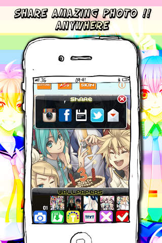CCMWriter - Manga & Anime Studio Design Text and Photos Music Camera " Vocaloid “ screenshot 2