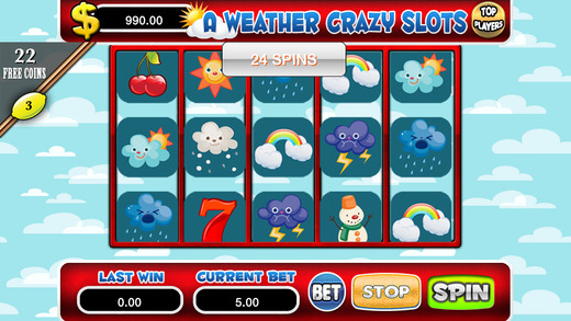 【免費遊戲App】AAAA Aace Weather Crazy Slots FREE Game-APP點子