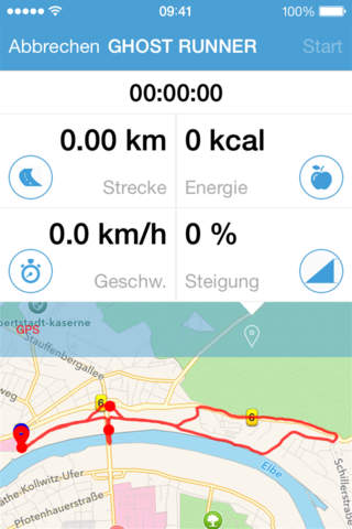 Ghost Runner: Dein Personal Trainer mit Navigation screenshot 2