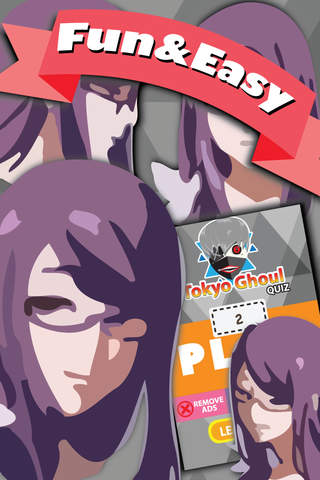 Quiz Anime Characters Manga Game - Tokyo Ghoul Edition screenshot 2