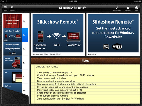 【免費生產應用App】Slideshow Remote® Lite for PowerPoint-APP點子