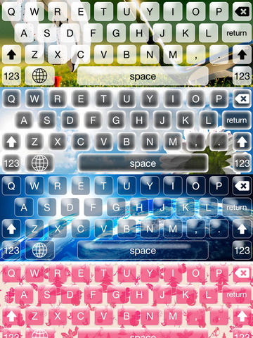 Zebra Color Keyboards HD - iPad screenshot 3