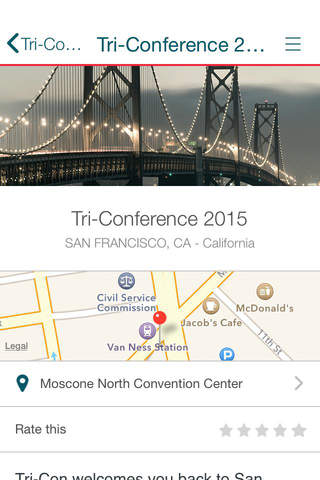 Tri-Conference 2015 screenshot 2
