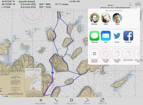 【免費交通運輸App】iSailGPS - USA NOAA Marine Charts with Full Navigation-APP點子