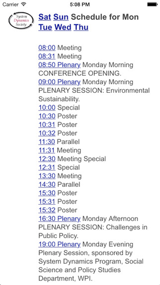 ISDC 2015 Schedule