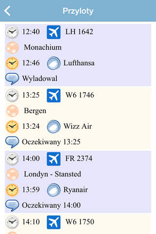 Gdansk Lech Walesa Airport Flight Status screenshot 3