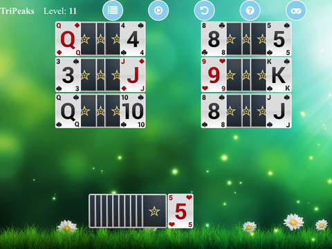 【免費遊戲App】TriPeaks Solitaire - Free Card Game-APP點子