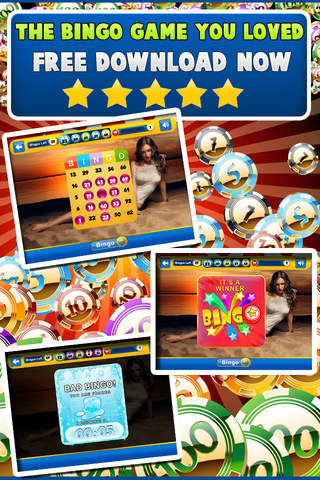 BINGO LUCKY LADY - Play Online Casino and Gambling Card Game for FREE ! screenshot 4