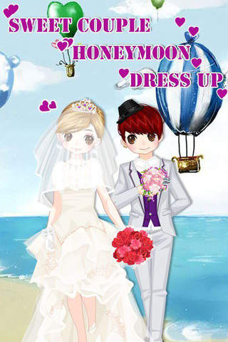 情侣蜜月旅行 Sweet Couple - Honeymoon Dress up screenshot 3