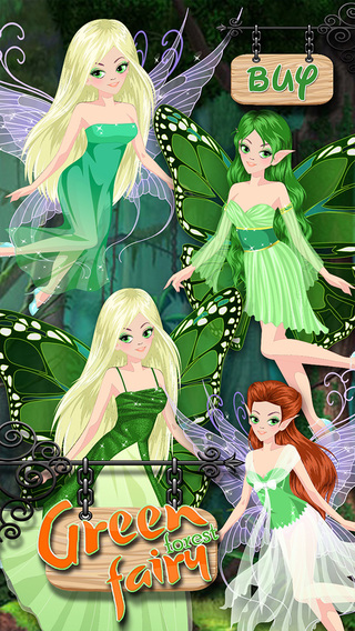 Green Forest Fairy Princess