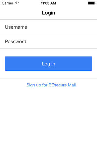 BEsecure Mail screenshot 2