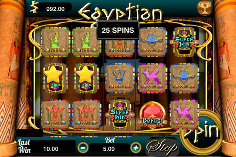 Ancient Cleopatra Casino Slots - Free Jackpot Machine screenshot 2