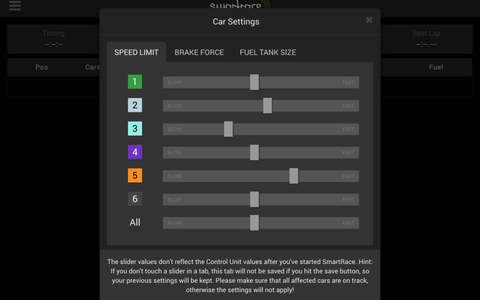 SmartRace for Carrera Digital screenshot 2