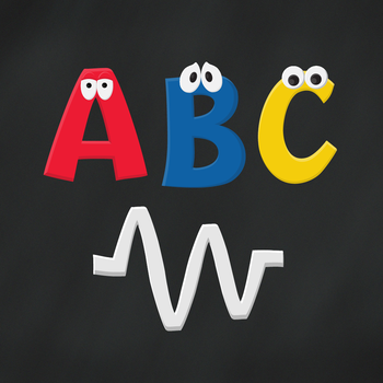 ABC Beats: Kids chalkboard stickers 教育 App LOGO-APP開箱王