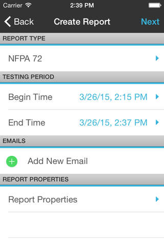 Gamewell-FCI eVance Services Inspection Manager screenshot 4