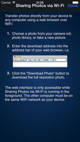 【免費工具App】Sharing Photos via Wi-Fi-APP點子