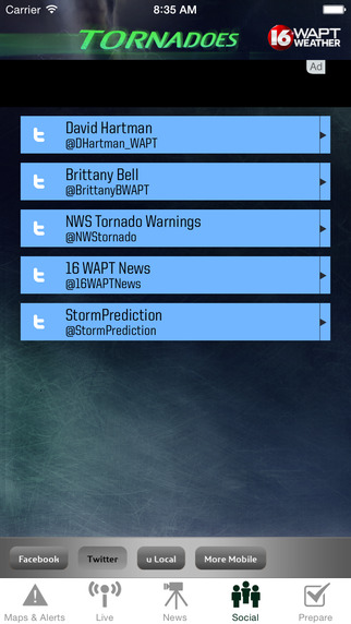 【免費天氣App】Tornadoes WAPT 16 Jackson and Central Mississippi-APP點子