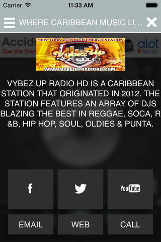 Vybez Up Radio Hd screenshot 3