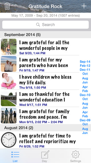 【免費生活App】Gratitude Rock - Journal / Diary of Positive Thoughts-APP點子