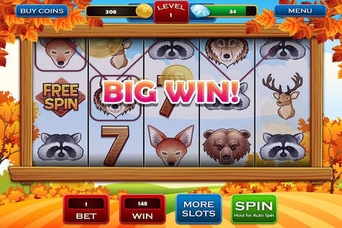 Animal Jackpot Slots! Fun On The Run with Diamonds, Gems and Wins! screenshot 2