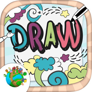 Draw and paint your sketch - for preschool children LOGO-APP點子