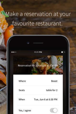Tab: Mobile Payments and Reservations for Dining screenshot 2