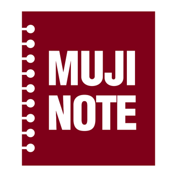 MUJI NOTEBOOK LOGO-APP點子