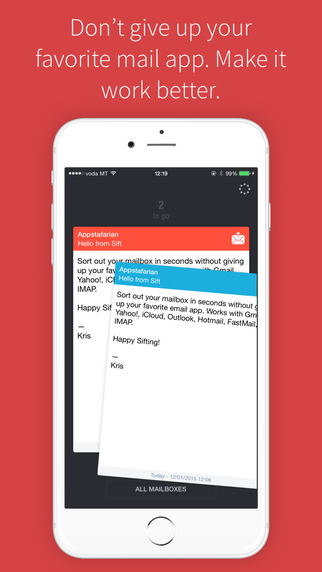 Sift - Gesture based email for all your mailboxes