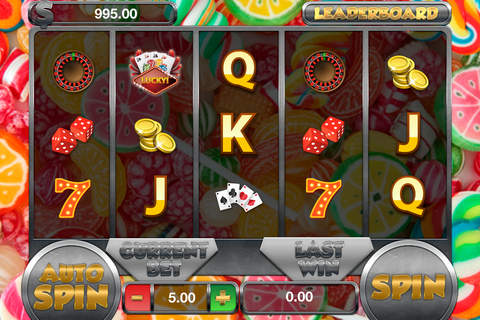 Candy of fortune Casino Party - FREE Slot Game Casino Roulette screenshot 2
