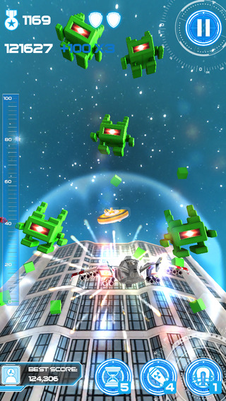 【免費遊戲App】Jet Run: City Defender-APP點子