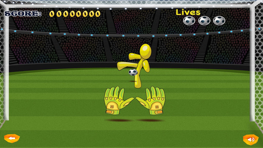 【免費遊戲App】A StickMan Soccer Ball Save - Flick Sport Football Solo League-APP點子