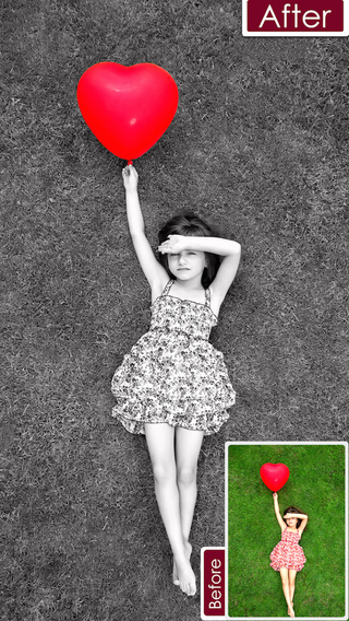 Color Splash Effects - Black White Colorful Photo Editing Tool Grayscale Fx