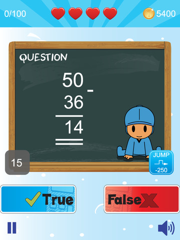 【免費教育App】Mathematics Quizzes with Pocoyo version (Practice Problems & Tests)-APP點子