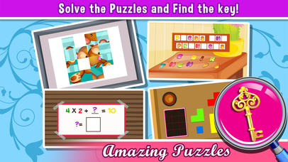 Screenshots of A Princess Hollywood Hidden Object Puzzle - can u escape in a rising pics game for teenage girl stars for iPhone