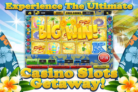 Ace Vacation Slots Casino - Big Island Extreme Jackpot Slot Machine Games HD screenshot 2