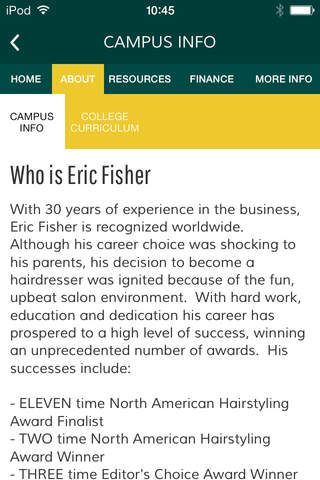 Eric Fisher Academy screenshot 2