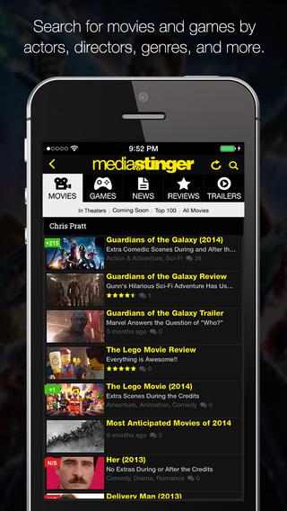 【免費娛樂App】MediaStinger - Movie and Video Game After Credits Database-APP點子