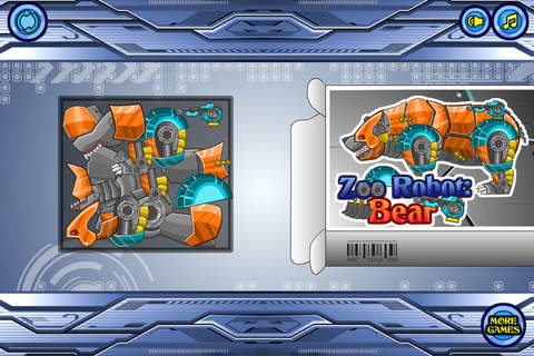 Assembly machines bear:Machine zoo series-2 player screenshot 2
