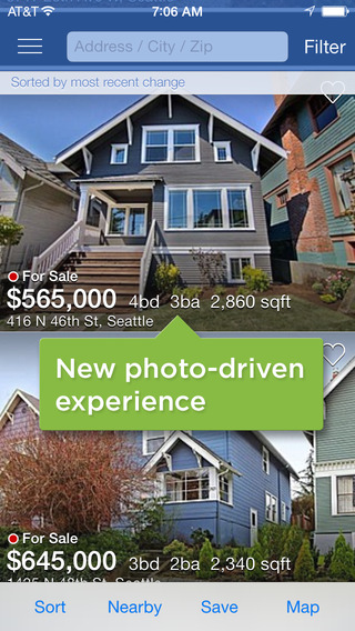 【免費生活App】Real Estate by Zillow – Homes & Apartments, For Sale or Rent-APP點子