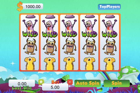 Monster Slots - Crazy World FREE Bonus screenshot 2