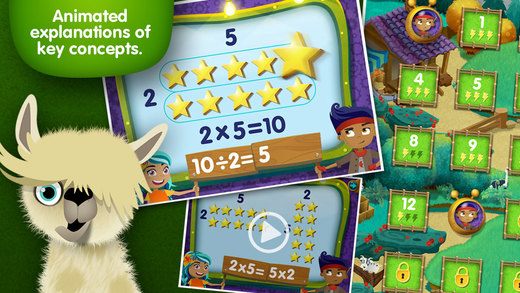 【免費教育App】Llama Drama: Lumio Multiplication-APP點子