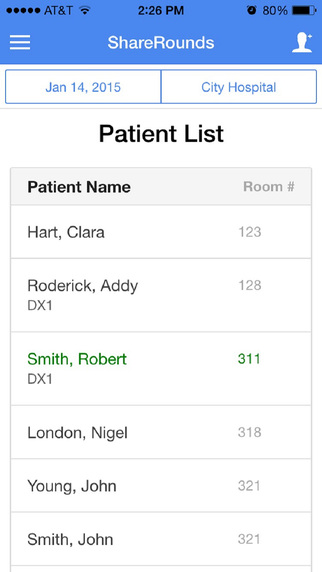 ShareRounds - Record Patient Rounds and Capture Charges