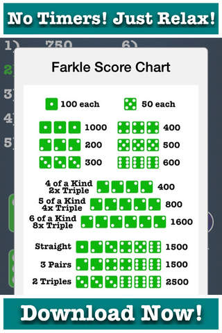 FREE Farkle Dice Game - Deluxe Version! screenshot 2